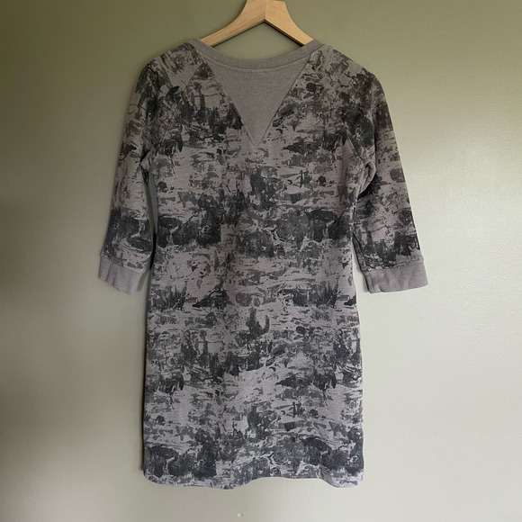 LOLE Sika Burnout Sweatshirt Dress Dark Charcoal Spray‎ Size Small - Picture 9 of 15
